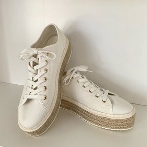 H&M Espadrille Platform Sneakers Size 39